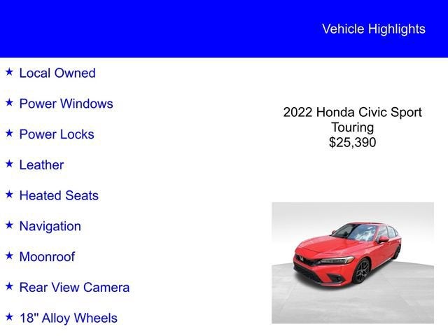 2022 Honda Civic Hatchback Sport Touring