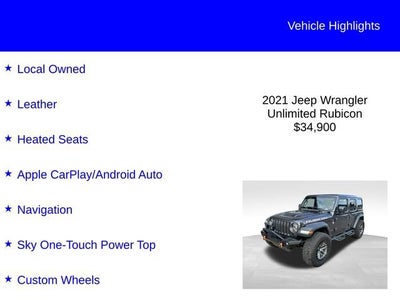 2021 Jeep Wrangler Unlimited Rubicon