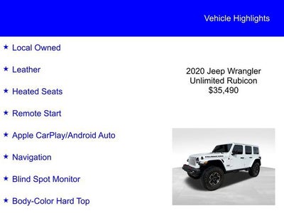 2020 Jeep Wrangler Unlimited Rubicon