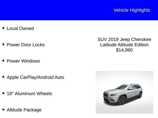 2019 Jeep Cherokee Altitude