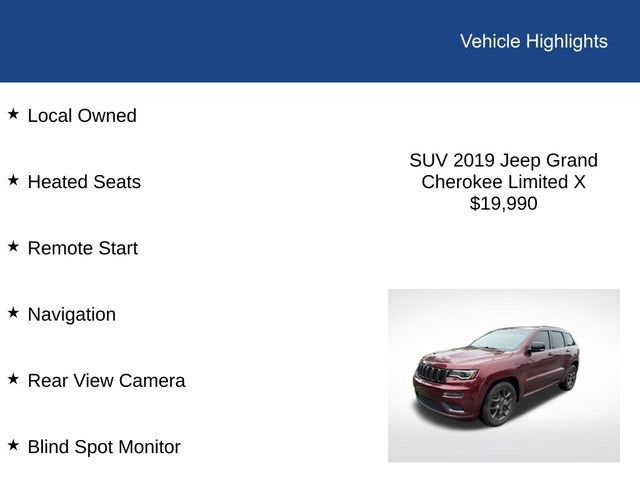 2019 Jeep Grand Cherokee Limited X
