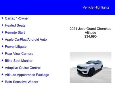 2024 Jeep Grand Cherokee Altitude