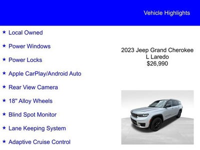 2023 Jeep Grand Cherokee L Laredo