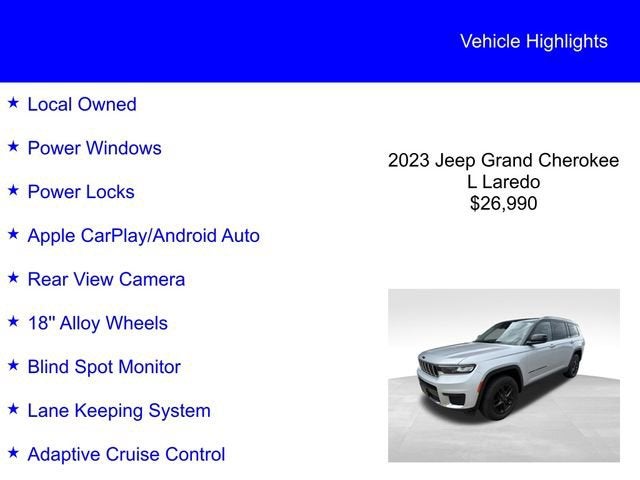 2023 Jeep Grand Cherokee L Laredo