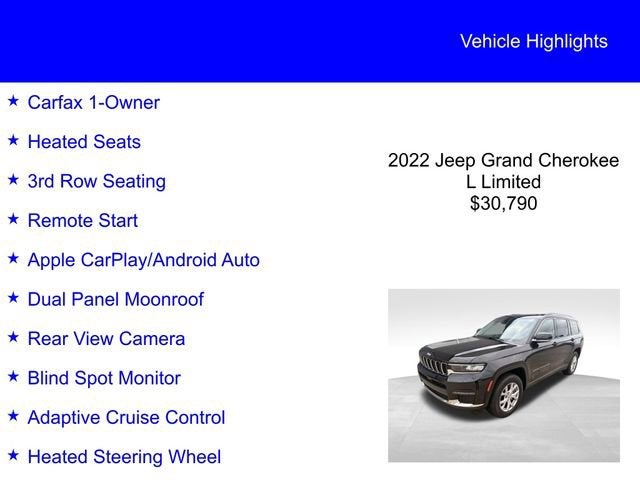 2022 Jeep Grand Cherokee L Limited