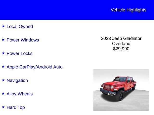 2023 Jeep Gladiator Overland