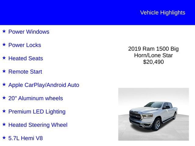 2019 RAM 1500 Big Horn/Lone Star