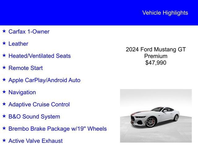 2024 Ford Mustang GT Premium
