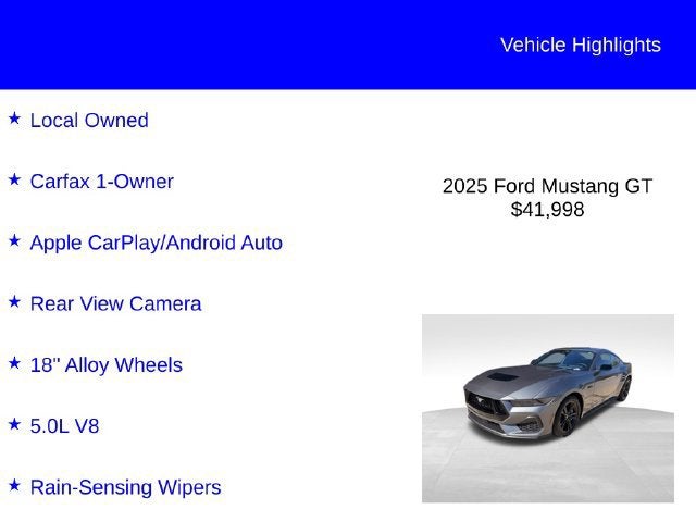2025 Ford Mustang GT