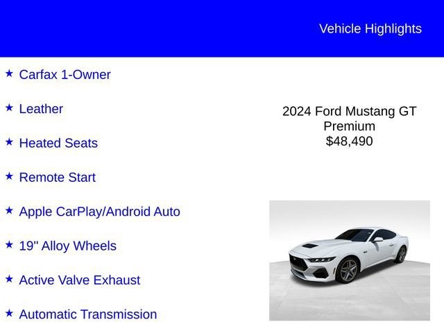 2024 Ford Mustang GT Premium