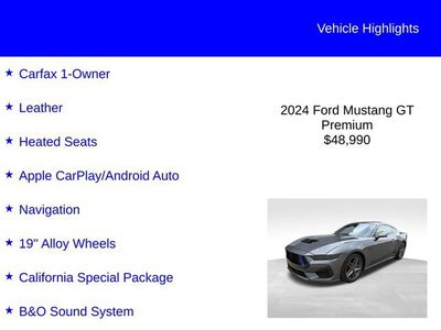 2024 Ford Mustang GT Premium