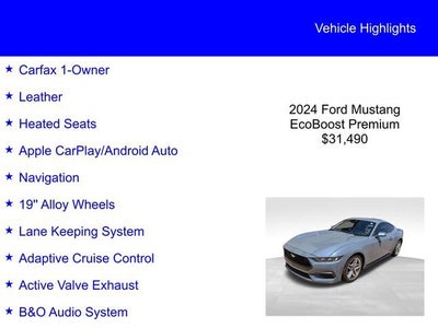 2024 Ford Mustang EcoBoost Premium