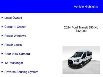 2024 Ford Transit Passenger Wagon XL