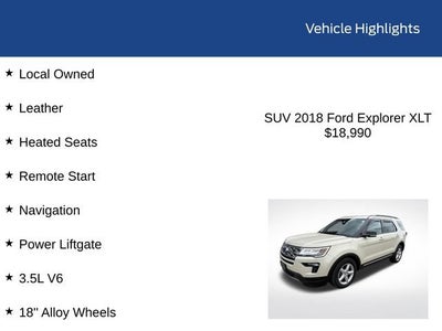 2018 Ford Explorer XLT