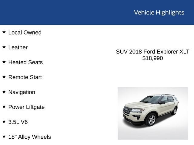 2018 Ford Explorer XLT
