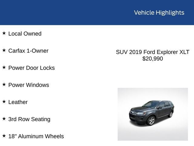 2019 Ford Explorer XLT