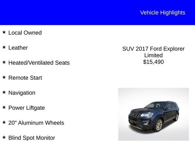 2017 Ford Explorer Limited