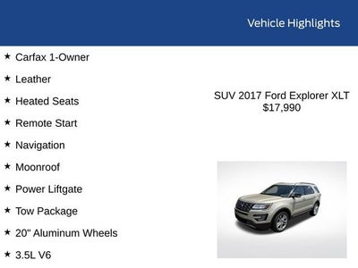 2017 Ford Explorer XLT
