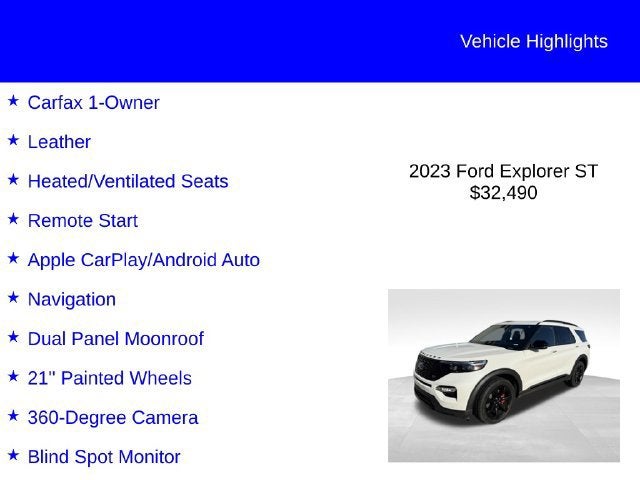 2023 Ford Explorer ST
