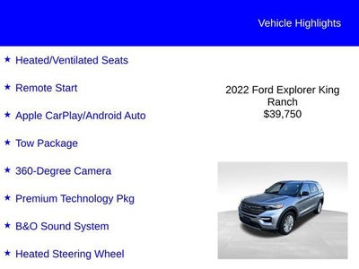 2022 Ford Explorer King Ranch