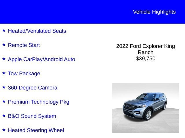 2022 Ford Explorer King Ranch