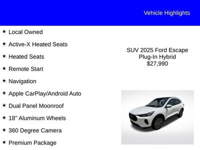 2025 Ford Escape PHEV