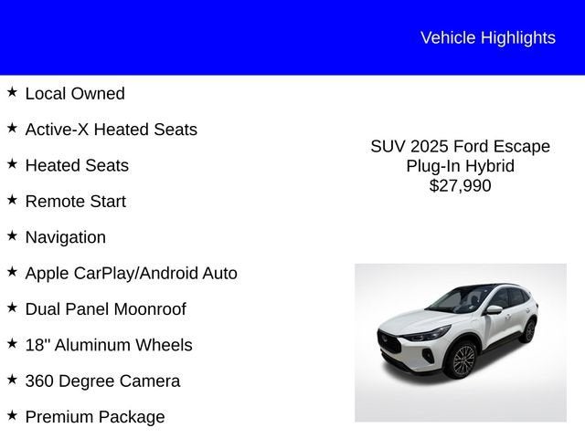 2025 Ford Escape PHEV