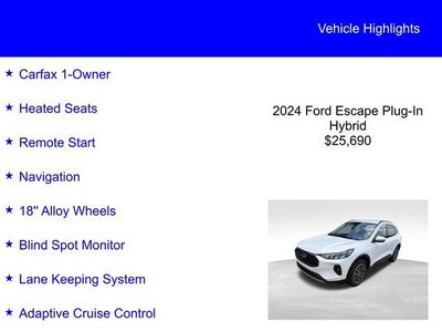 2024 Ford Escape PHEV