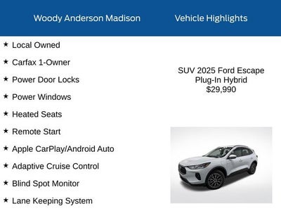 2025 Ford Escape PHEV