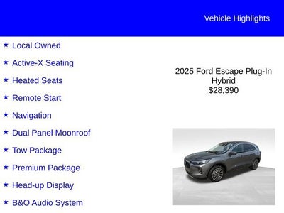 2025 Ford Escape PHEV