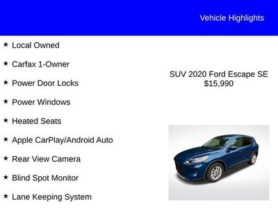 2020 Ford Escape SE