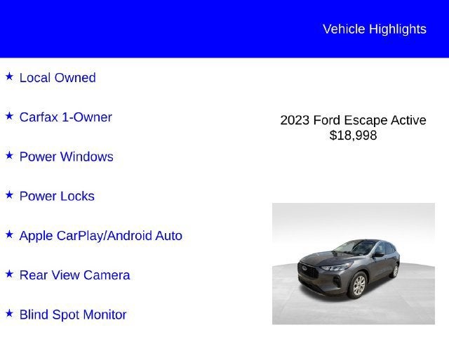 2023 Ford Escape Active