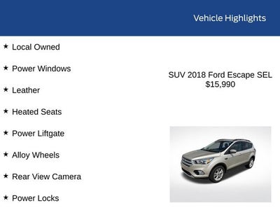 2018 Ford Escape SEL