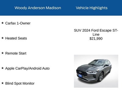 2024 Ford Escape ST-Line
