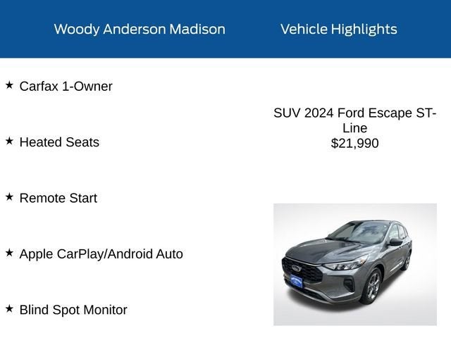 2024 Ford Escape ST-Line