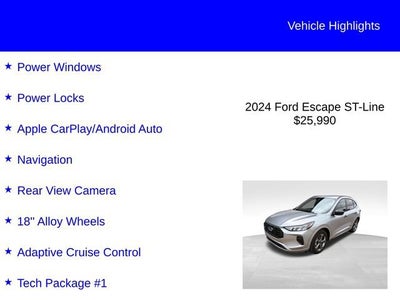 2024 Ford Escape ST-Line