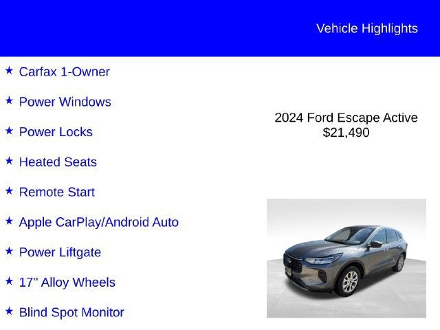 2024 Ford Escape Active