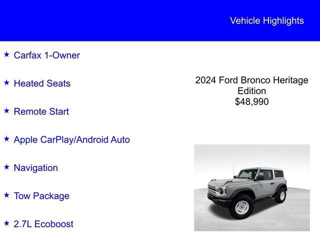 2024 Ford Bronco Heritage Edition