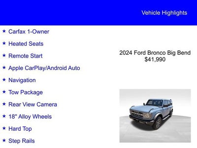 2024 Ford Bronco Big Bend