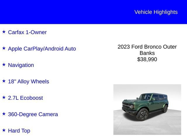 2023 Ford Bronco Outer Banks
