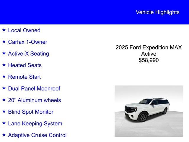 2025 Ford Expedition Max Active