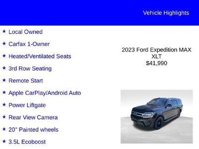 2023 Ford Expedition Max XLT