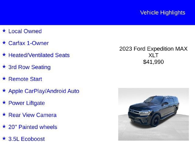 2023 Ford Expedition Max XLT