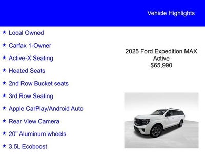 2025 Ford Expedition Max Active