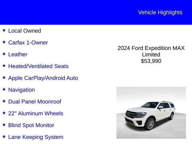 2024 Ford Expedition Max Limited
