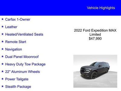 2022 Ford Expedition Max Limited