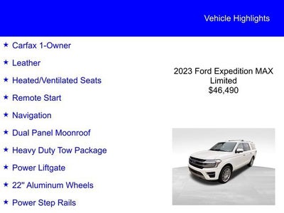 2023 Ford Expedition Max Limited