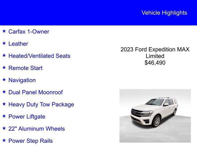 2023 Ford Expedition Max Limited