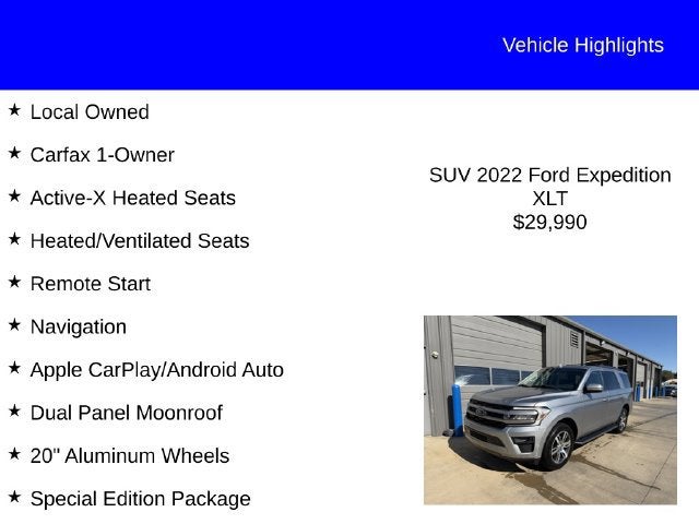 2022 Ford Expedition XLT
