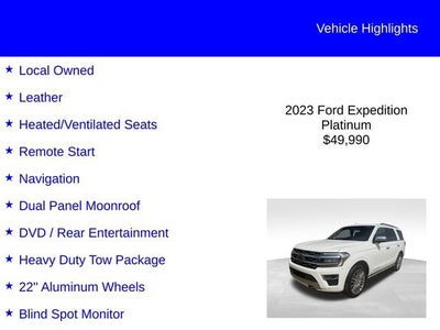 2023 Ford Expedition Platinum